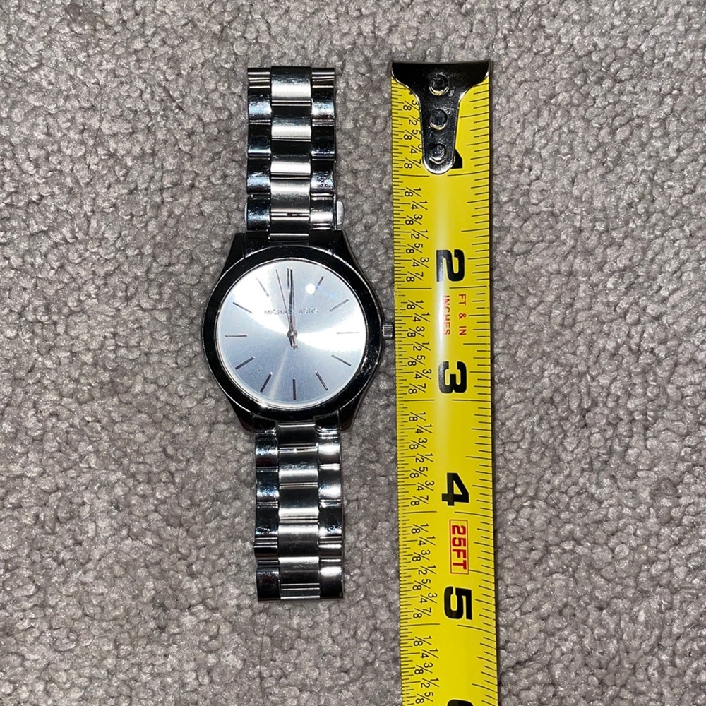 MICHAEL KORS Slim Runway Silver-Tone Watch - Picture 1 of 6
